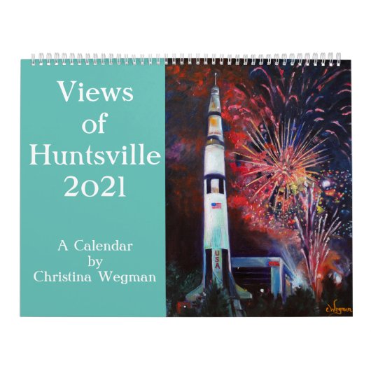 2021 Ansichten des Kalenders von Huntsville Kalender (Titelbild)