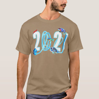 2021 Aquarium Fischliebhaber T-Shirt