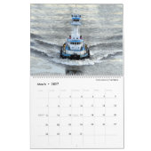 2021 Aufdeckung des Hudson Mixed Tugs Calendar Kalender (Mär 2027)