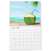 2021 Beach Summer Fun Calendar Kalender (Mär 2027)