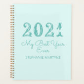 2021 Bestes Jahr für Personalisiertes Aqua Planer (Vorderseite)