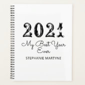 2021 Bestes Jahr je Personalisiert Planer (Vorderseite)