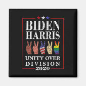2021 Biden Harris Unity over Division Gift Magnet (Vorne)