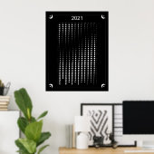 2021 - Black Moon Calendar Poster (Heimbüro)