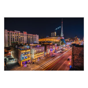 2021 Broadway Nashville Tennessee - Foto Print