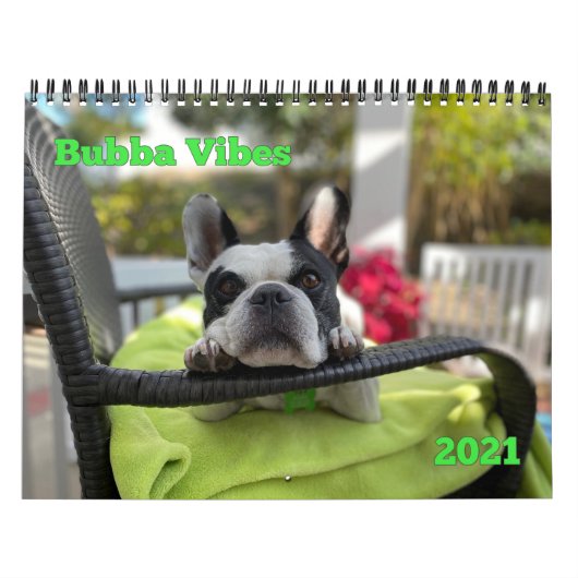 2021 BUBBA VIBE CALENDAR KALENDER (Titelbild)