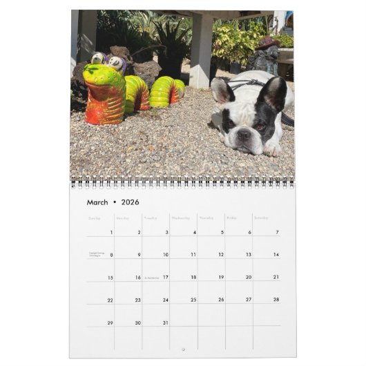 2021 BUBBA VIBE CALENDAR KALENDER (Mär 2026)