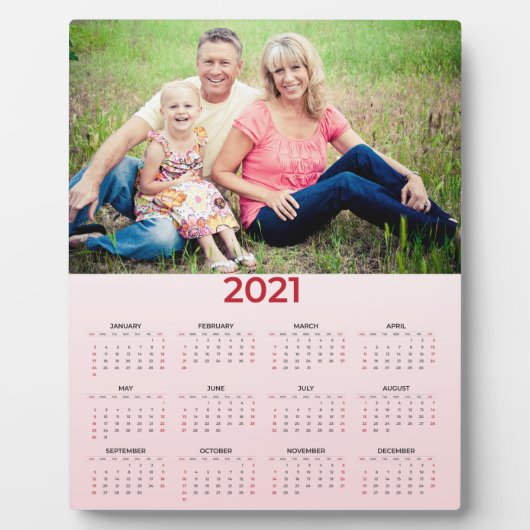 2021 Calendar Fotoplatte (Vorderseite)