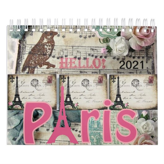 2021 Calendar Paris, Frankreich Kalender (Titelbild)
