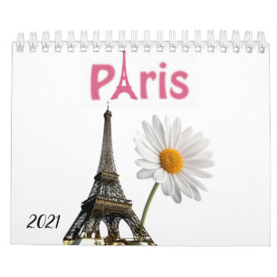 2021 Calendar Paris, Frankreich Kalender