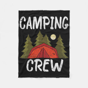 2021 Camping-Crew Familien-Camper-Roadtrip passend Fleecedecke