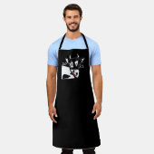 2021 Chinesisches Neujahr zur Illustration Spaß Ca Schürze (Getragen)