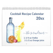 2021 Cocktail Mixed Drink Rezepte Alkohol Bar Kalender (Titelbild)