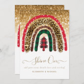 2021 Custom Christmas Rainbow Gold Glitzer Glam (Vorne/Hinten)