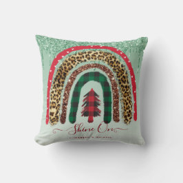 2021 Custom Christmas Rainbow Gold Glitzer Glam Kissen