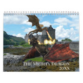 2021 Der mächtige Drache jedes Jahr Fantasiekalend Kalender (Titelbild)