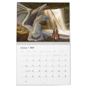 2021 Der mächtige Drache jedes Jahr Fantasiekalend Kalender (Jan 2027)