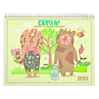 2021 Der Zodiac Cats-Kalender Kalender