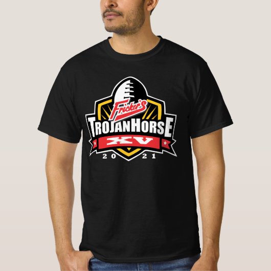 2021 Design des Trojan Horse Tournament T-Shirt (Vorderseite)