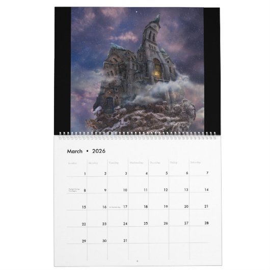2021 Digital Surreal & Fantasy Art Kalender (Mär 2026)