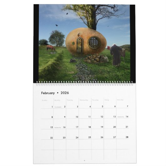 2021 Digital Surreal & Fantasy Art Kalender (Feb 2026)