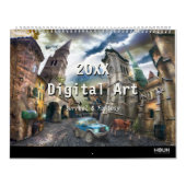 2021 Digital Surreal & Fantasy Art Kalender (Titelbild)