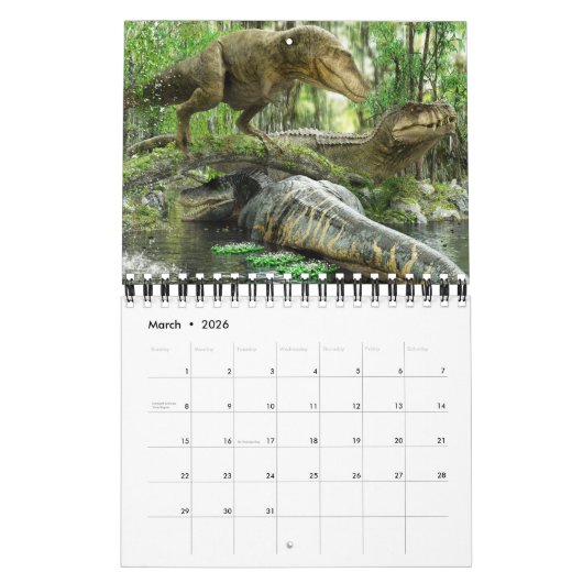 2021 DINOSAUR WELTKALENDER: Kinderkalender Kalender (Mär 2026)