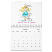 2021 Engel Midge - Diätgefühl Cartoon Gewichtsverl Kalender (Jan 2027)