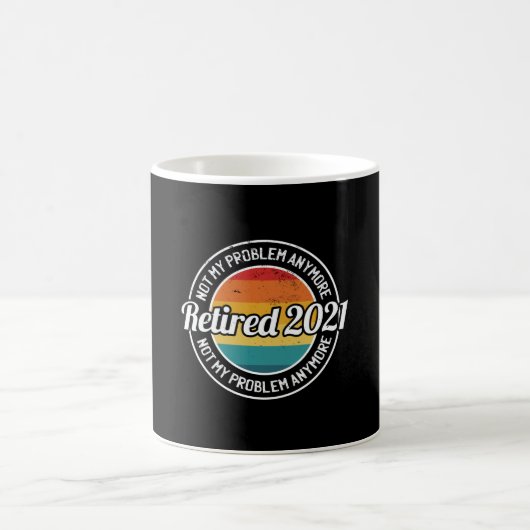 2021 erschöpft Nicht mehr mein Problem Kaffeetasse (Mittel)