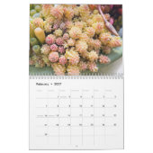 2021 Farbenfrohe Pflanze Garten Kalender (Feb 2027)