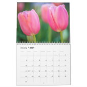 2021 Farbige Tulips Fotografie Kalender (Jan 2027)