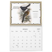2021 Feathered Friends Bird Wall Calendar Kalender (Jan 2027)