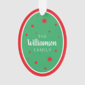 2021 Feierliche Weihnachtsfeier Ornament (Rückseite)