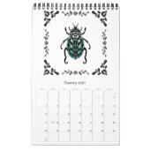 2021 Folk Art Bug Illustration Kalender (Jan 2027)