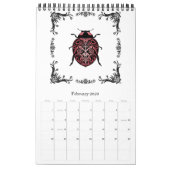 2021 Folk Art Bug Illustration Kalender (Feb 2026)