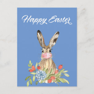 2021 Frohmask Bunny Quarantine Postkarte