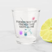 2021 Funny Sprichwort Shot Covid Vaccine Schnapsglas (Vorderseite)