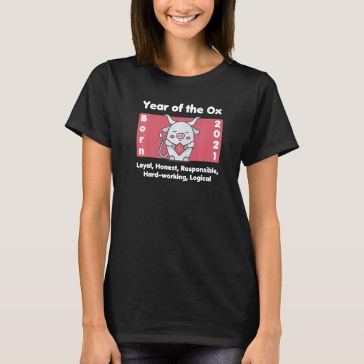 2021 Geburtstag des Ochsen T-Shirt (Vorderseite)