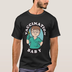 2021 geimpft bin ich mit Grippeimpfung i T-Shirt