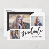 2021 Graduate Diagonal Postkarte (Vorne/Hinten)