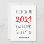 2021 HUGS AND KISSES CATCH UP | Neujahr (Vorderseite)
