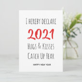2021 HUGS AND KISSES CATCH UP | Neujahr (Stehend Vorderseite)