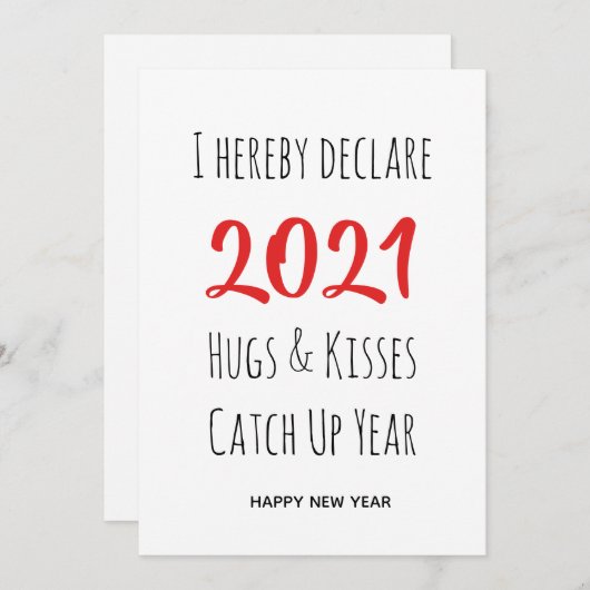 2021 HUGS AND KISSES CATCH UP | Neujahr (Vorne/Hinten)