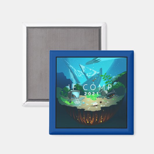 2021 IFComp Magnet (Vorderseite/Rückseite)