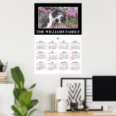 2021 Ihr Lieblings-Foto Custom Calendar Poster (Heimbüro)