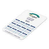 2021 Ihr Marinekalender für Ihr Logo Magnet (Linke Seite)