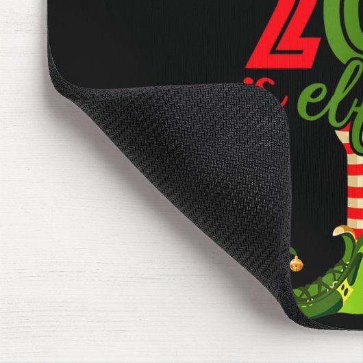 2021 Is Elfed Up - Funny Christmas Family Pajama  Mousepad (Ecke)
