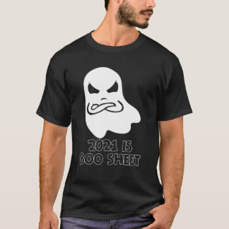 2021 ist Boo-Sheet Angry Ghost Funny Halloween T-Shirt