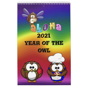 2021 Jahr der Eule Kalender
