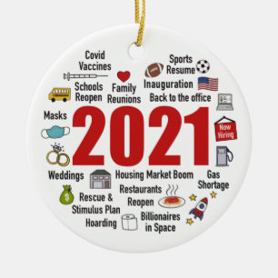 2021 Jahr der Keramik zur Überprüfung der Pandem Ornament